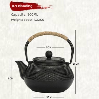 Japanese Cast Iron Teapot Set 0.9L Xiaoding