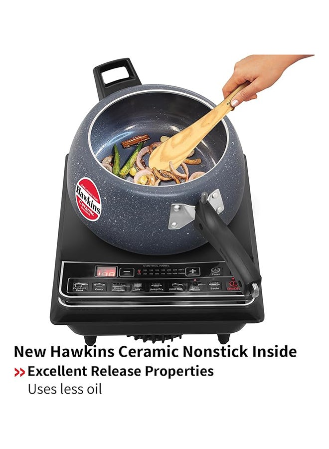 Hawkins Ceramic NS Pressure Cooker 5 Ltr Ind.