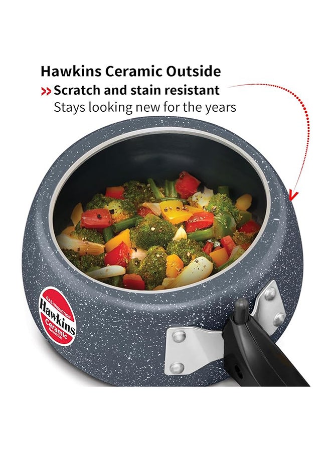 Hawkins Ceramic NS  Pressure Cooker 1.5 Ltr Ind.