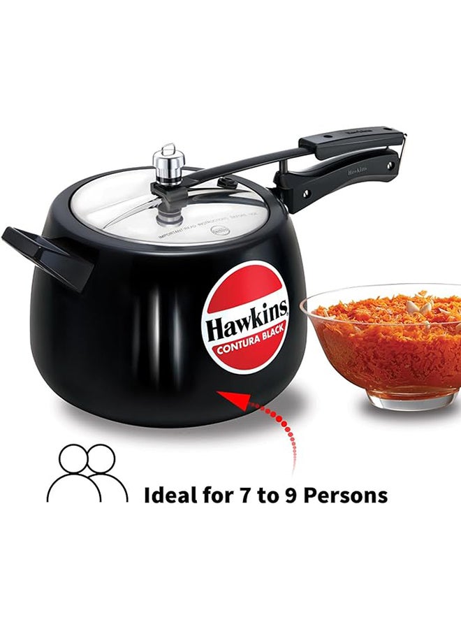 Hawkins Contura Black Pressure Cooker 6.5 Ltr