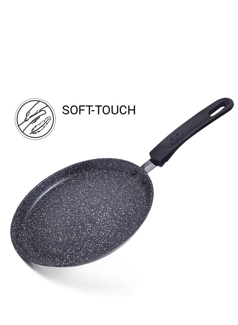 Crepe Pan 22cm, Aluminum Non-Stick Coating Crepe Pan Fiore Series, Ergonomic Bakelite Handle, Induction Bottom