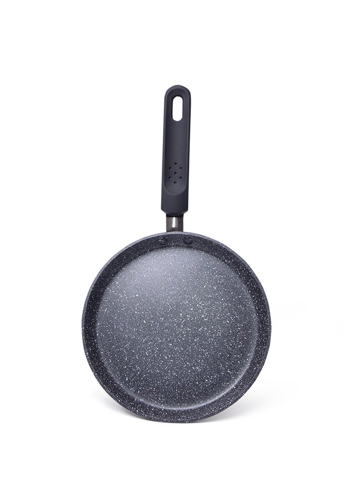 Crepe Pan 22cm, Aluminum Non-Stick Coating Crepe Pan Fiore Series, Ergonomic Bakelite Handle, Induction Bottom