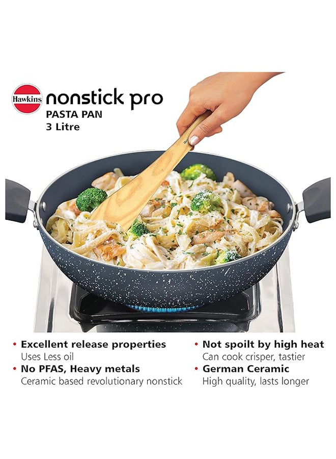 Hawkins NS Pro Pasta Pan W/Glass lid 3 Ltr 28cm Ind.