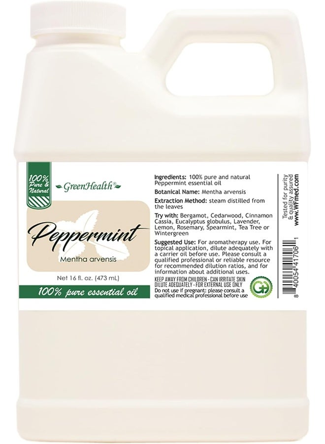 Peppermint Essential Oil 100% Pure Uncut 16 Fl Oz