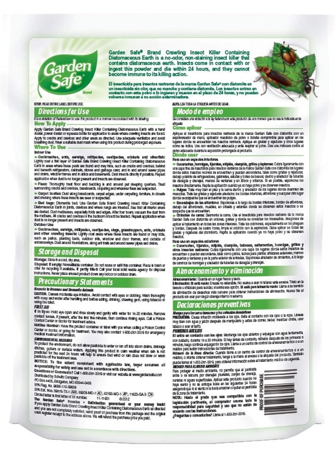 Crawling Insect Killer Containing Diatomaceous Earth 4lbs