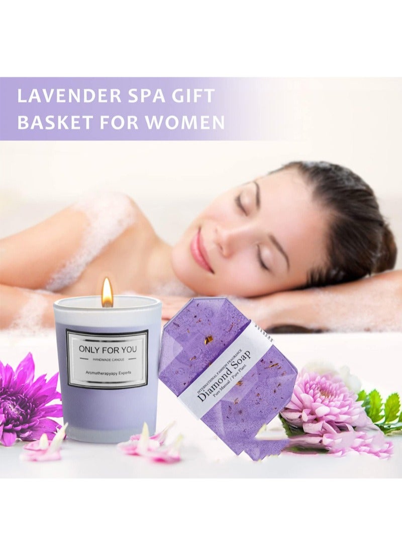 Gifts Basket for Women - Birthday Gift Box Set Contains 8 Items Inspirational Gift,Relaxing Spa Care Package for Women Friendship,Friend Gifts for Women