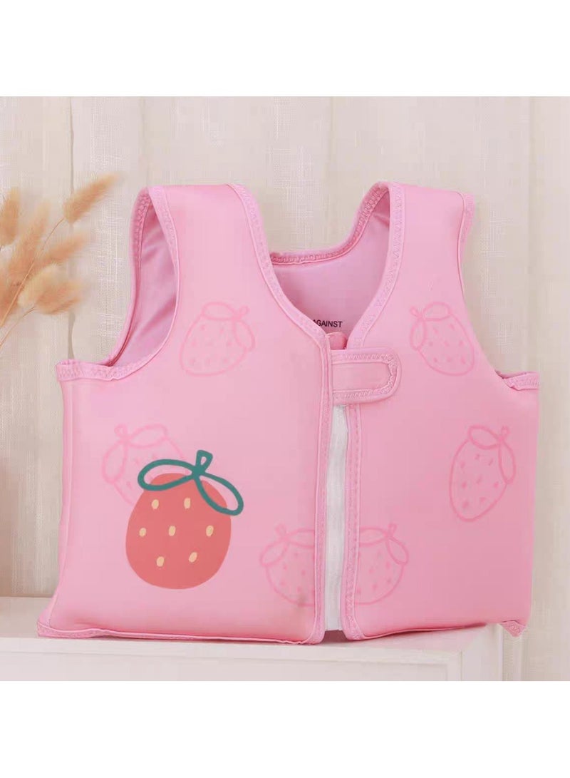 Kids Swim Vest Toddler Floaties for 2-6 Year Girls and Boys Swimming Arm Band Pool Float Vest with Water Wings and Shoulder Strap for Children