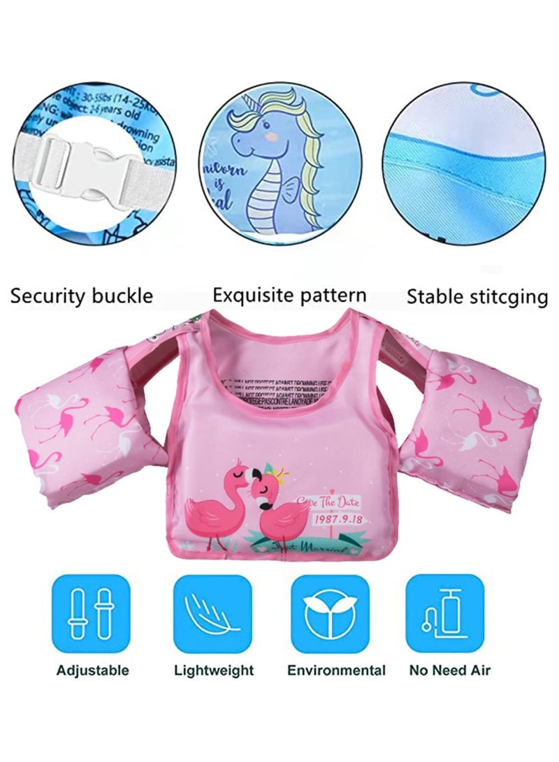 Swim Vests for Kids,Puddle Jumper Kids Toddler Floaties Baby Life Jacket Life Vest Kids Floaties for Pool Beach Boats,suitable for under 30kg,2-6 years kids