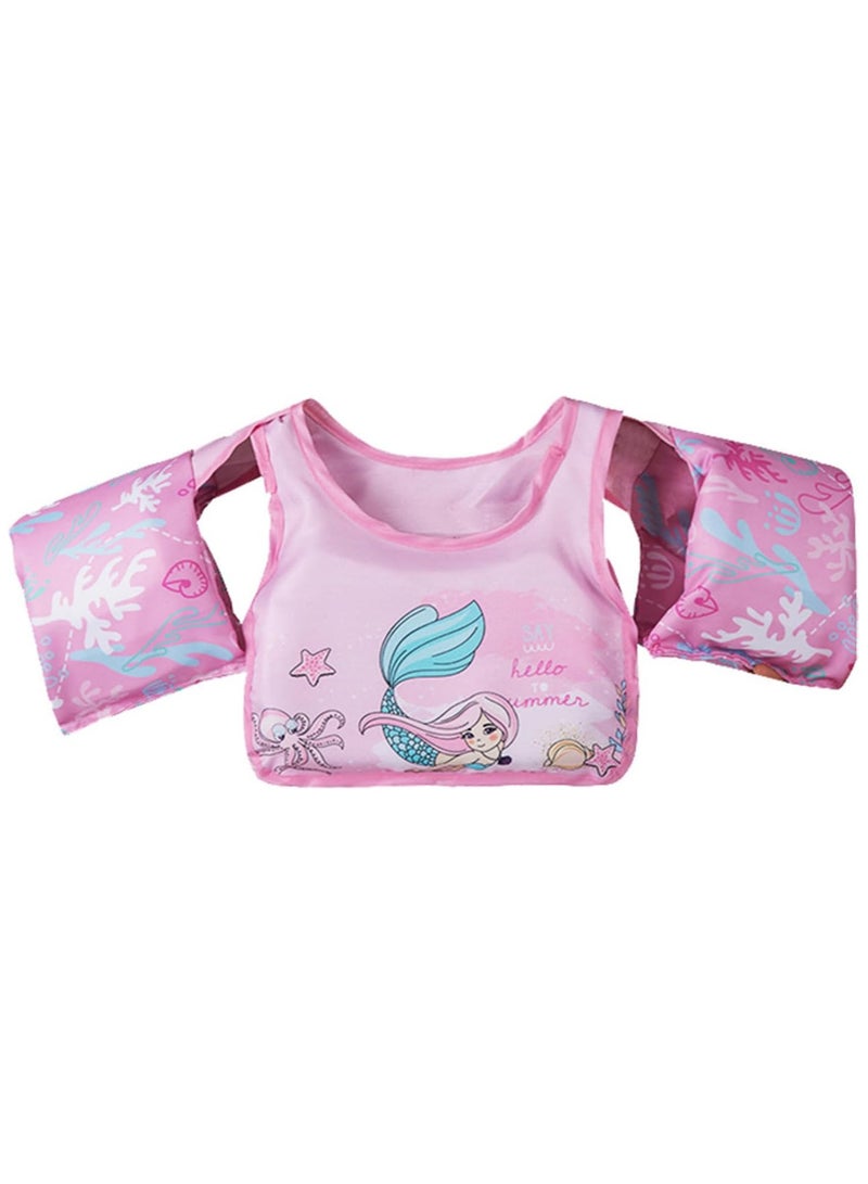 Swimming Float Vest for Kids Toddler Swimming Aids Arm Floaties for 2-6 Year Old, 14-25KG Learning to Swim Puddle Jumper Kids Toddler Floaties for Pool Beach Boats