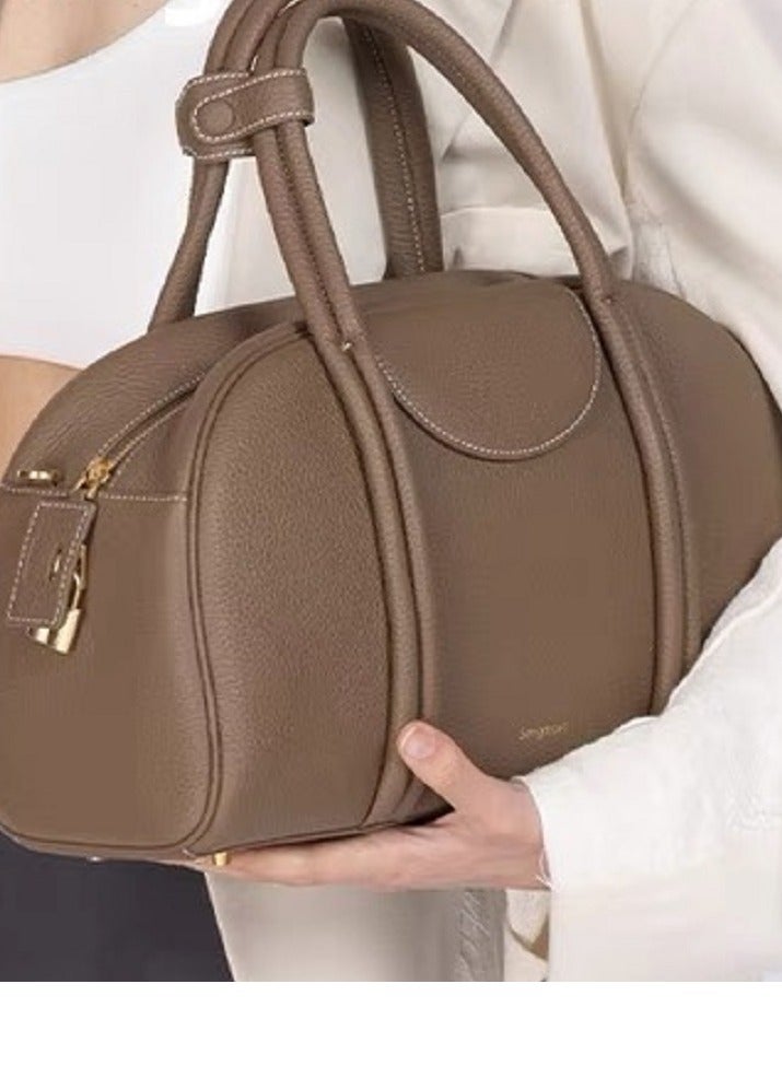 Simple bowling medium crossbody bag