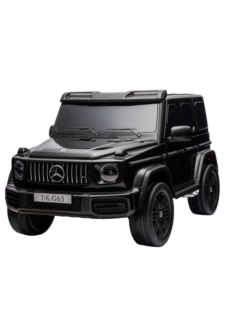 Lovely Baby Mercedes-Benz Powered Riding Jeep for Kids LB G63DX, Car w/ Remote-Control, Light & Music 1-6 Yrs - Black