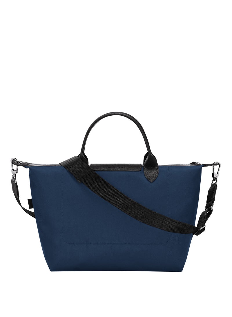 Champ Le Pliage Energy L Medium Shoulder Bag Navy Blue for Women