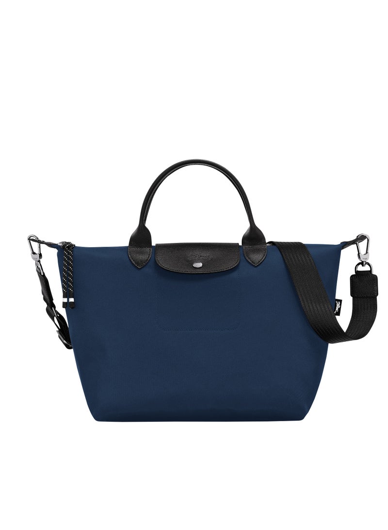 Champ Le Pliage Energy L Medium Shoulder Bag Navy Blue for Women