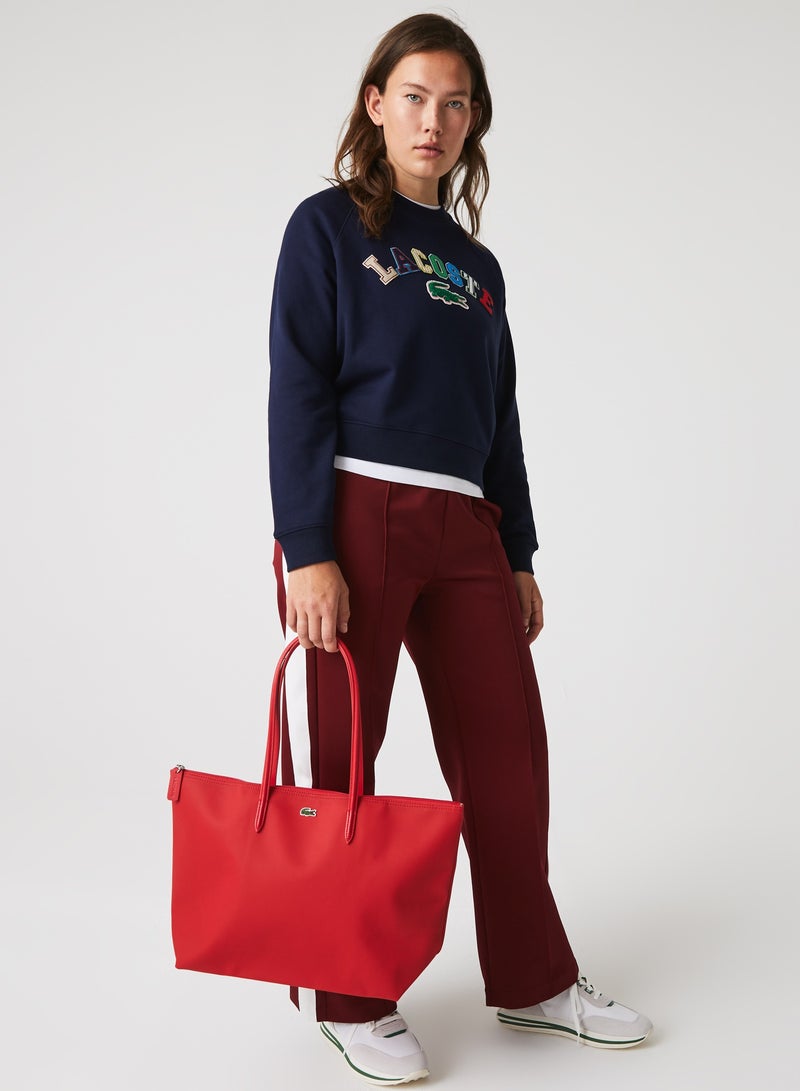 Lacoste Women's Red Large Tote Bag,Shoulder bag,Shopping Bag NF1888PO