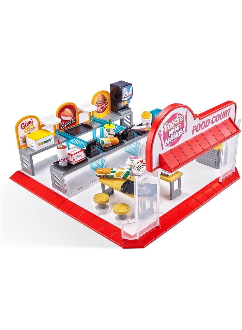 5 Surprise Foodie Mini Food Court 31-Pieces Playset