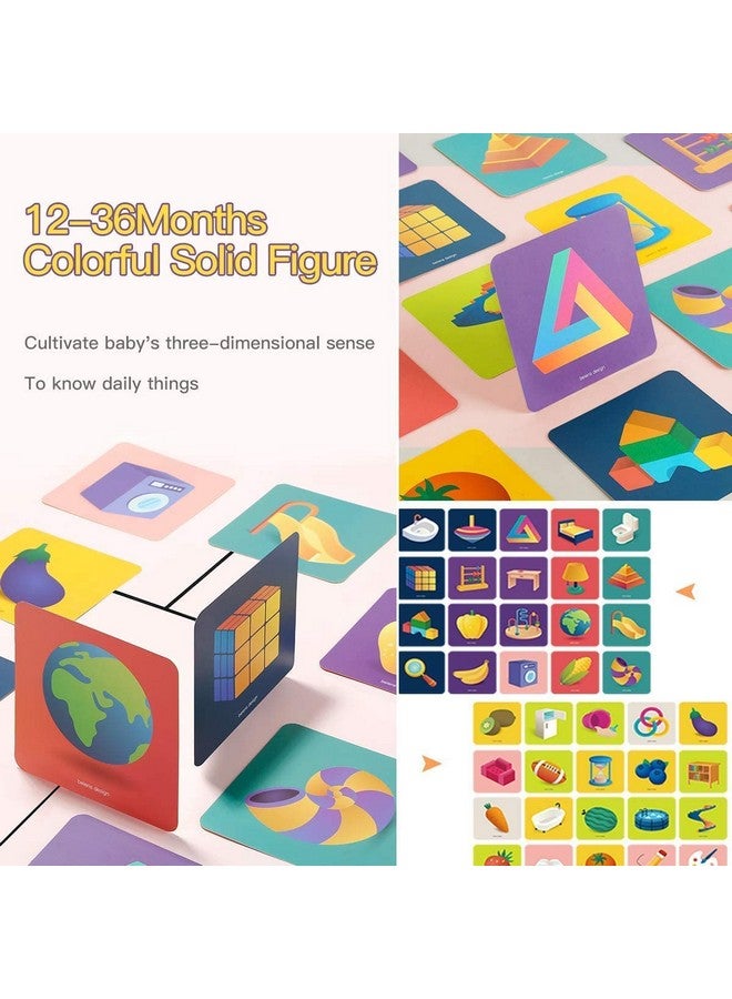 High Contrast Baby Flashcard, 80 Pcs 160 Page Black White Colorful Visual Stimulation Learning Activity Card For Babies Ages 0-3-6-12-36 Months, 5.5'' X 5.5'' Newborn Infants Toys Gift