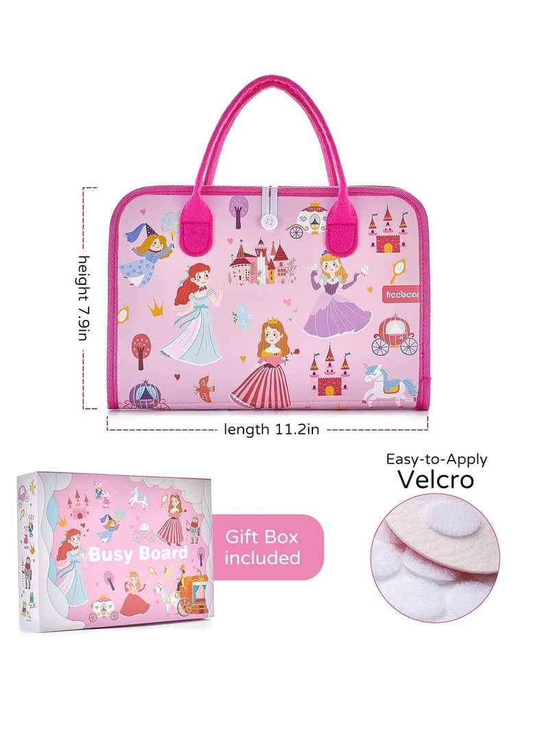 Busy Board, Toddler Travel Toys, Quiet Book Toys, Montessori Toys For Toddler Activities Board, For Toddlers 1 2 3 4, Educational Toys For 3 4 Year Old Girls Boys Gift, Enhance Fine Motor Skills