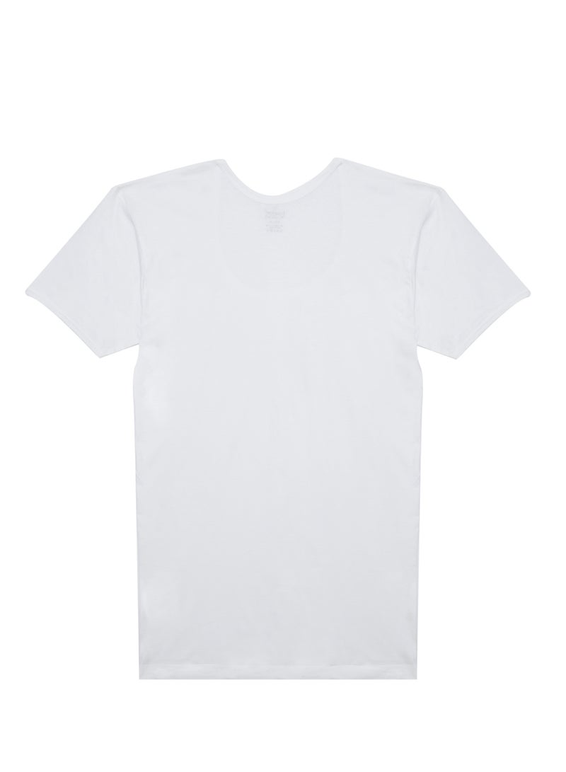 Fashion Academy Mens Inner T-Shirt White pack of 6