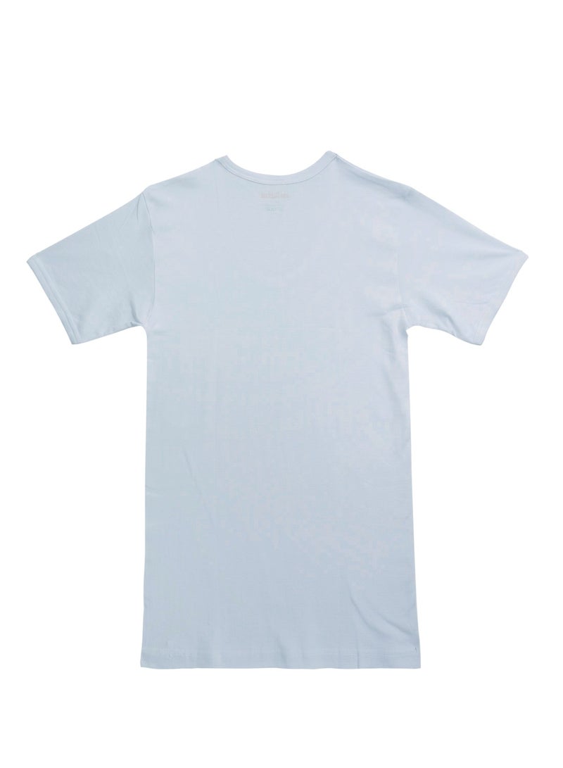 John Gladstone Mens Inner T-Shirt RN White pack of 6