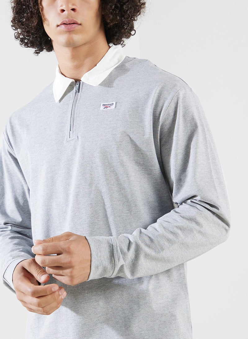 Court Quarter Zip Polo Shirts