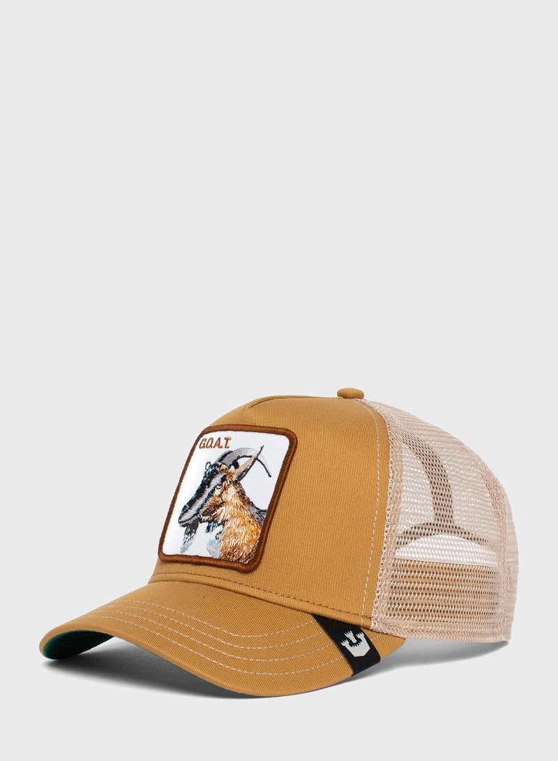 The Goat Curved Peak Cap