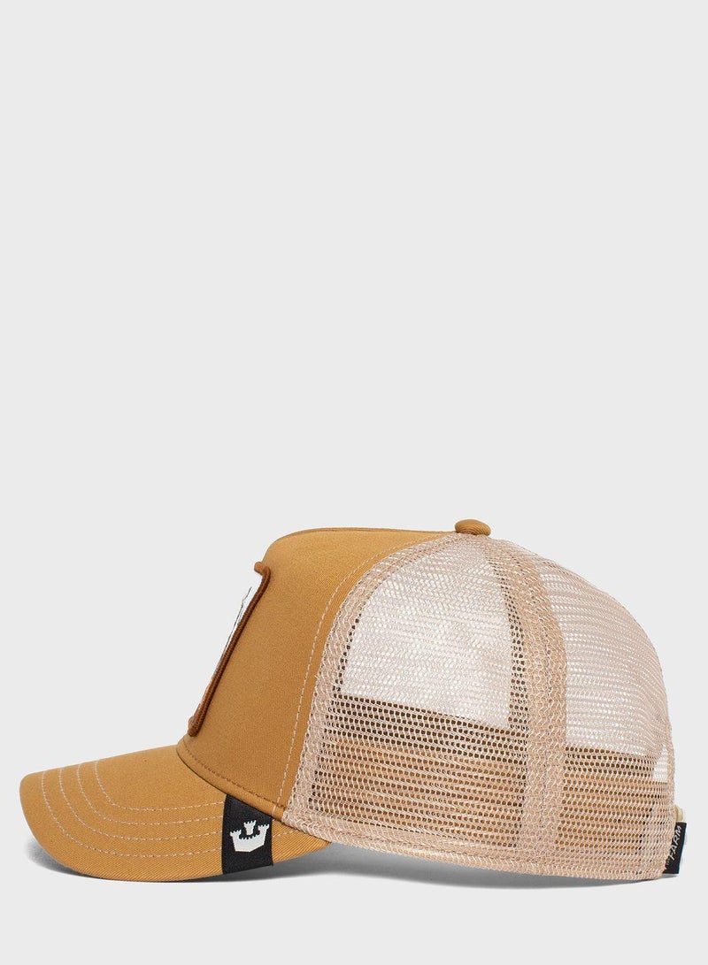 The Goat Curved Peak Cap