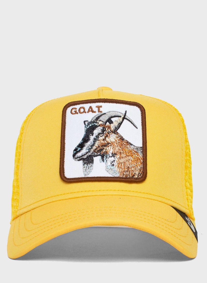 The Goat Curved Peak Caps