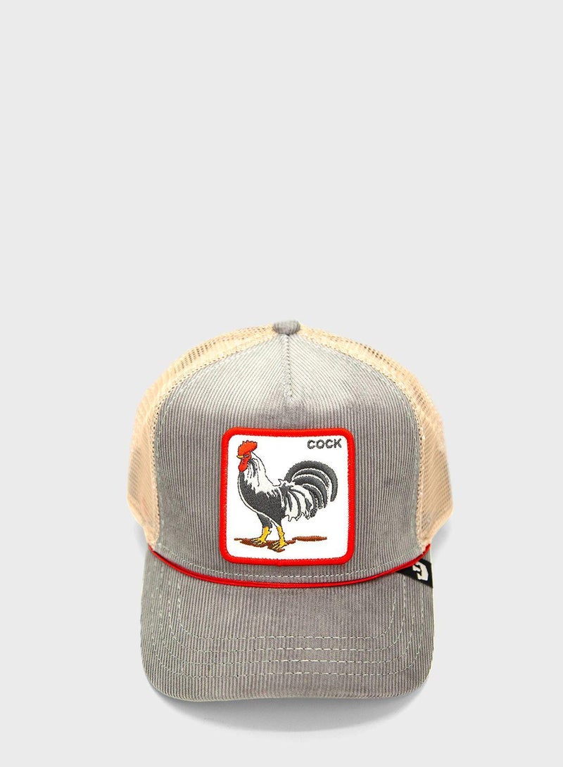 Rooster Curved Peak Cap