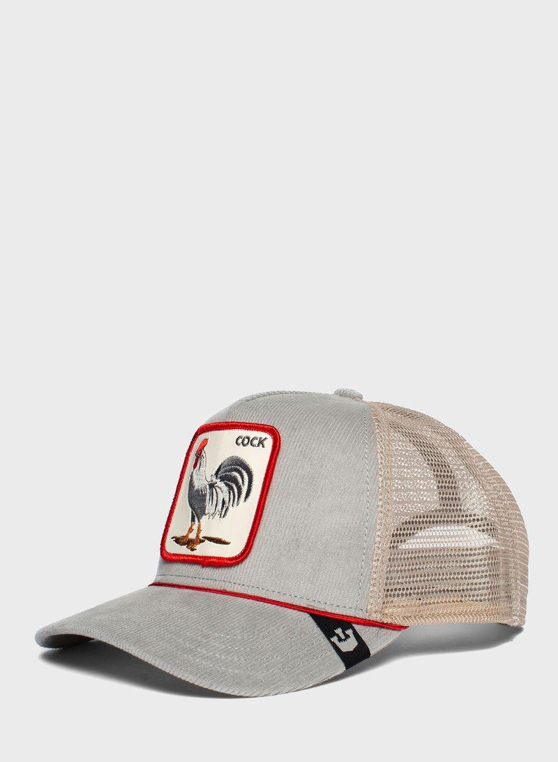 Rooster Curved Peak Cap