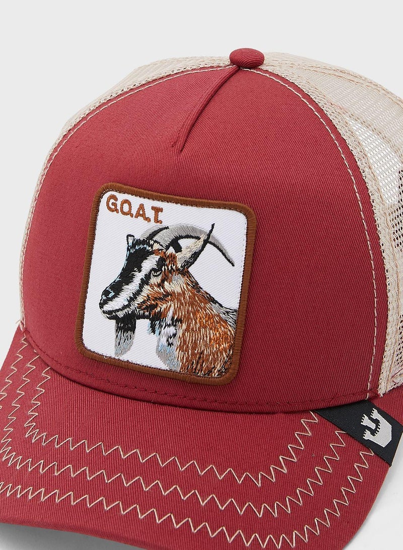 The Goat Curved Peak Cap