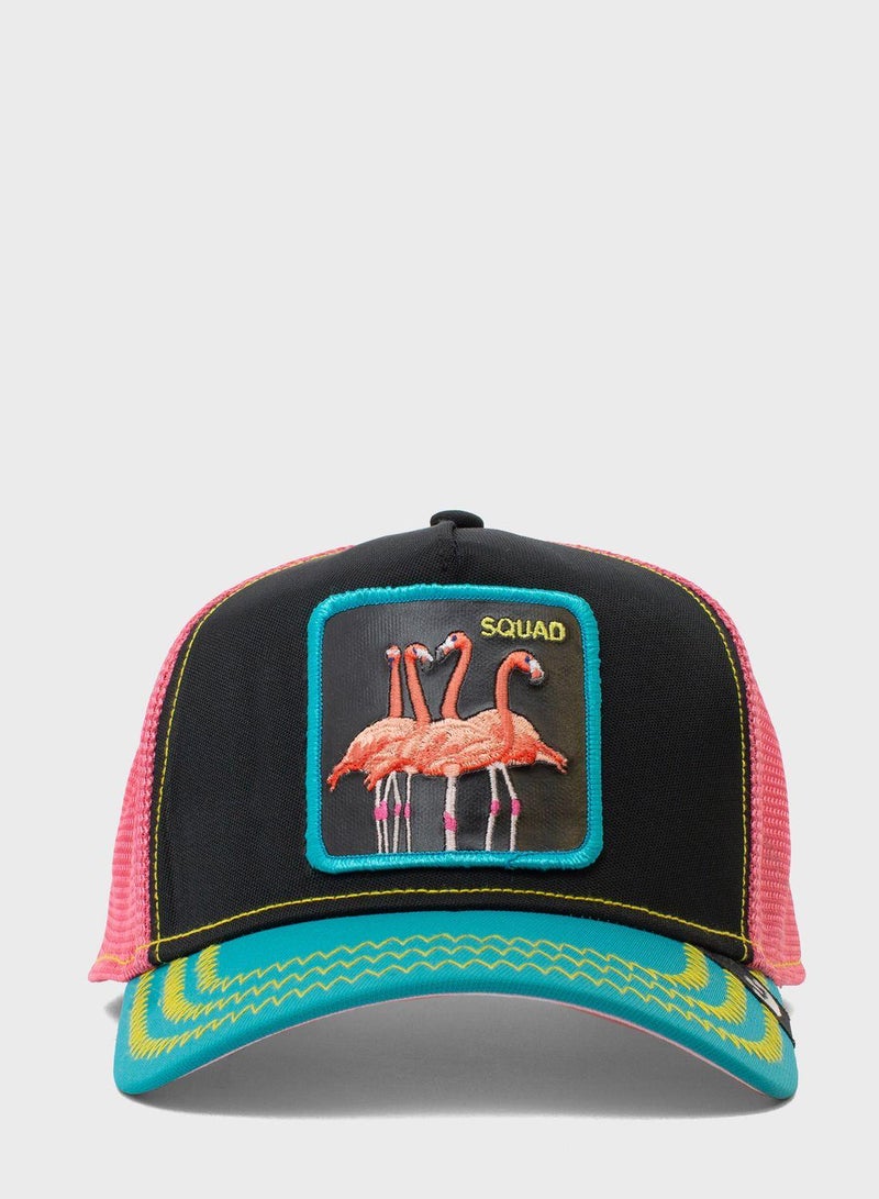 Flamingoals Curved Peak Caps