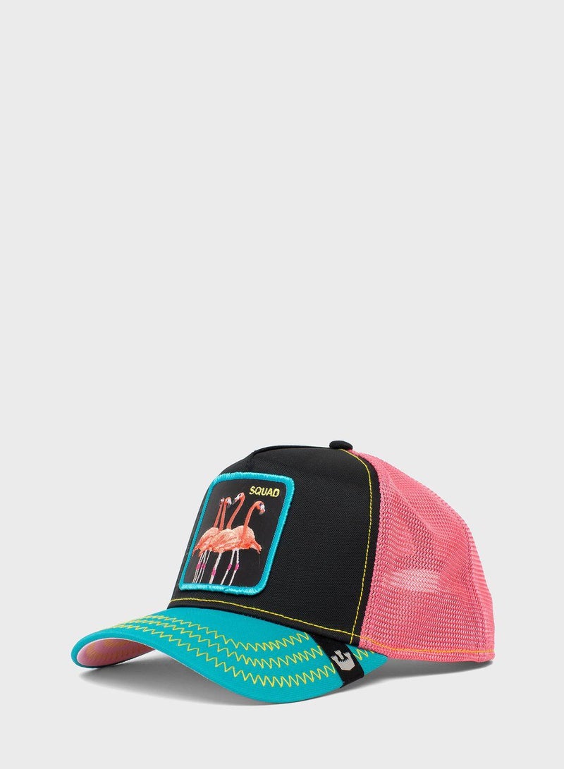 Flamingoals Curved Peak Caps