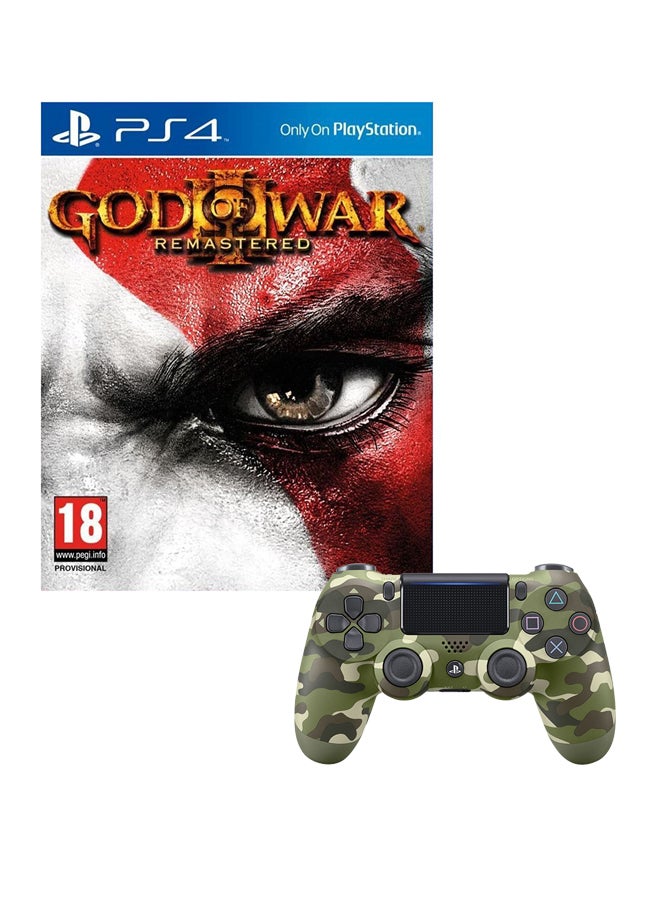 God Of War III Remastered  With Controller - playstation_4_ps4