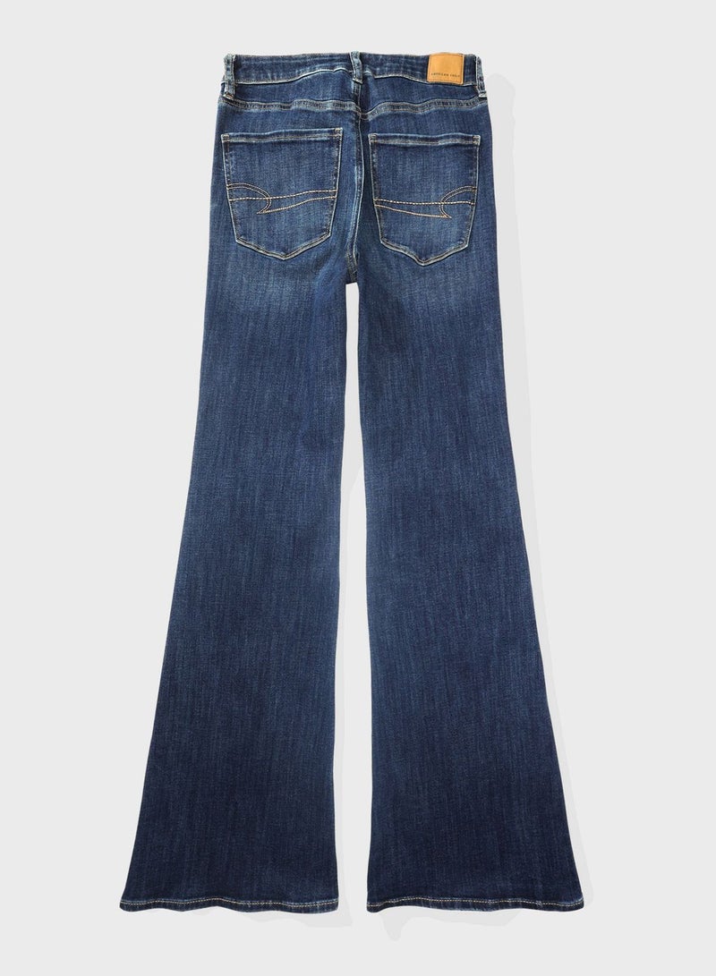 High Waist Flare Jeans