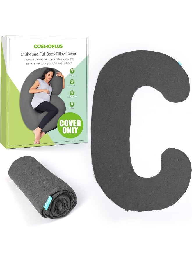 Pregnancy Pillow Cover C Shaped Full Body Pillow Case