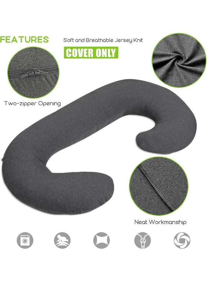 Pregnancy Pillow Cover C Shaped Full Body Pillow Case