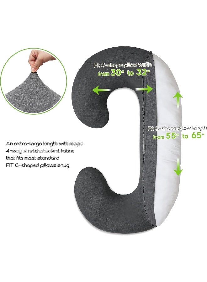 Pregnancy Pillow Cover C Shaped Full Body Pillow Case