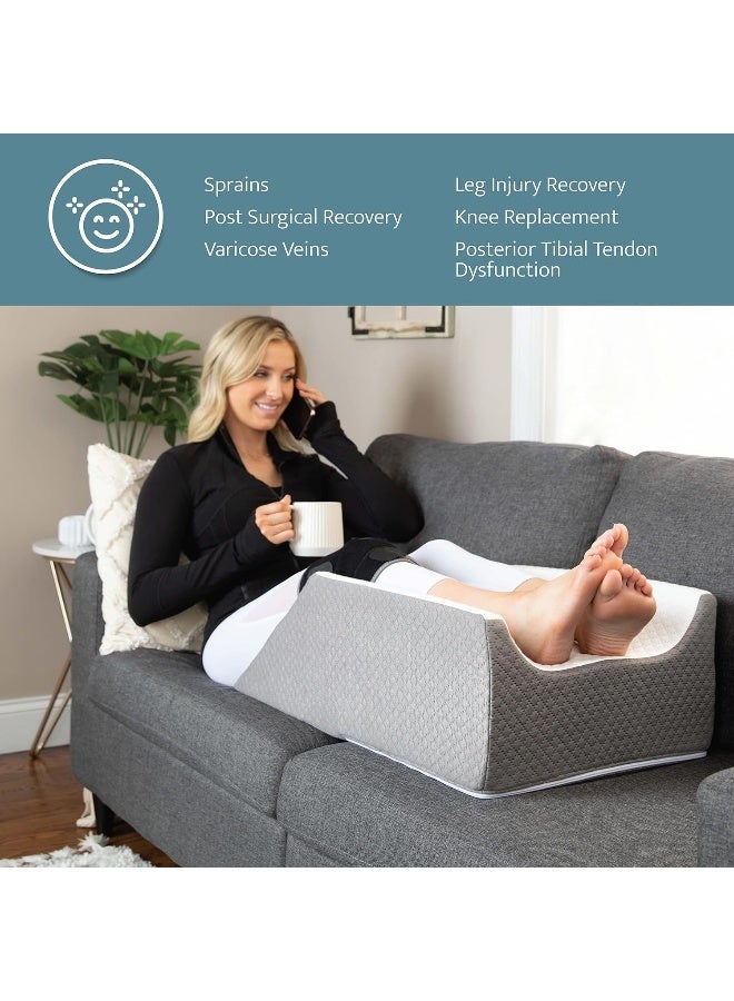 Kolbs Double Or Single Leg Elevation Pillow | Post Surgery Leg Pillow Double Leg