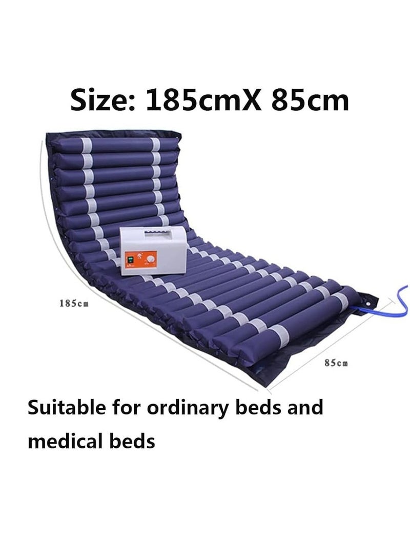 Medical Air Cushion With Ac Pressure PumpBedridden Air Inflatable Seat Cushion Mattress with Air Pump, Anti-Bedsore Seat Pad for Elderly Disabled Handicap, Overal