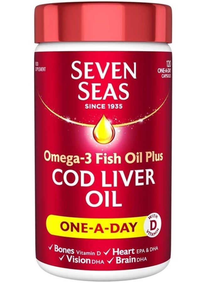 Pure Cod Liver Oil 120 Capsules