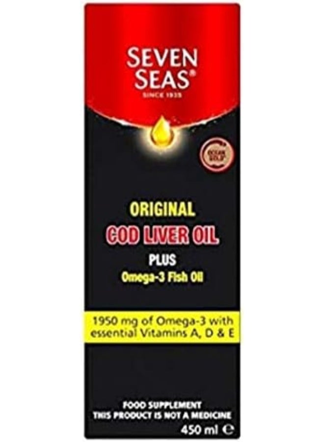 Cod Liver Oil Range Traditional Liquid 450Ml