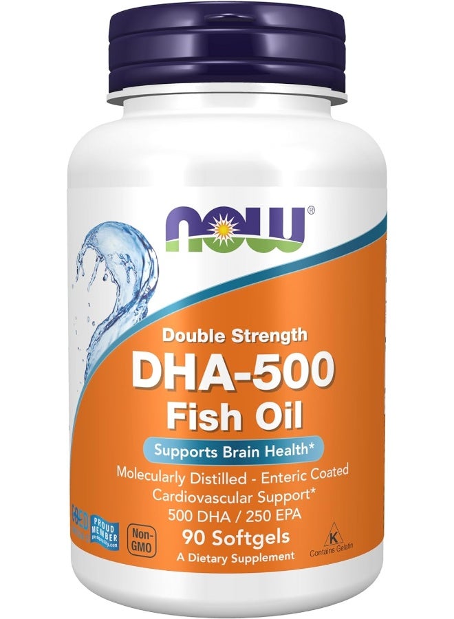 Supplements Dha-500 With 250 Epa Molecularly Distilled Supports Brain Health* 90 Softgels