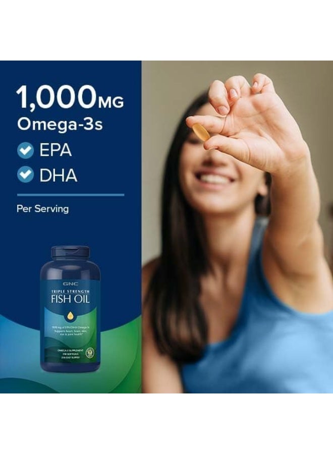 Triple Strength Fish Oil 60 Softgels