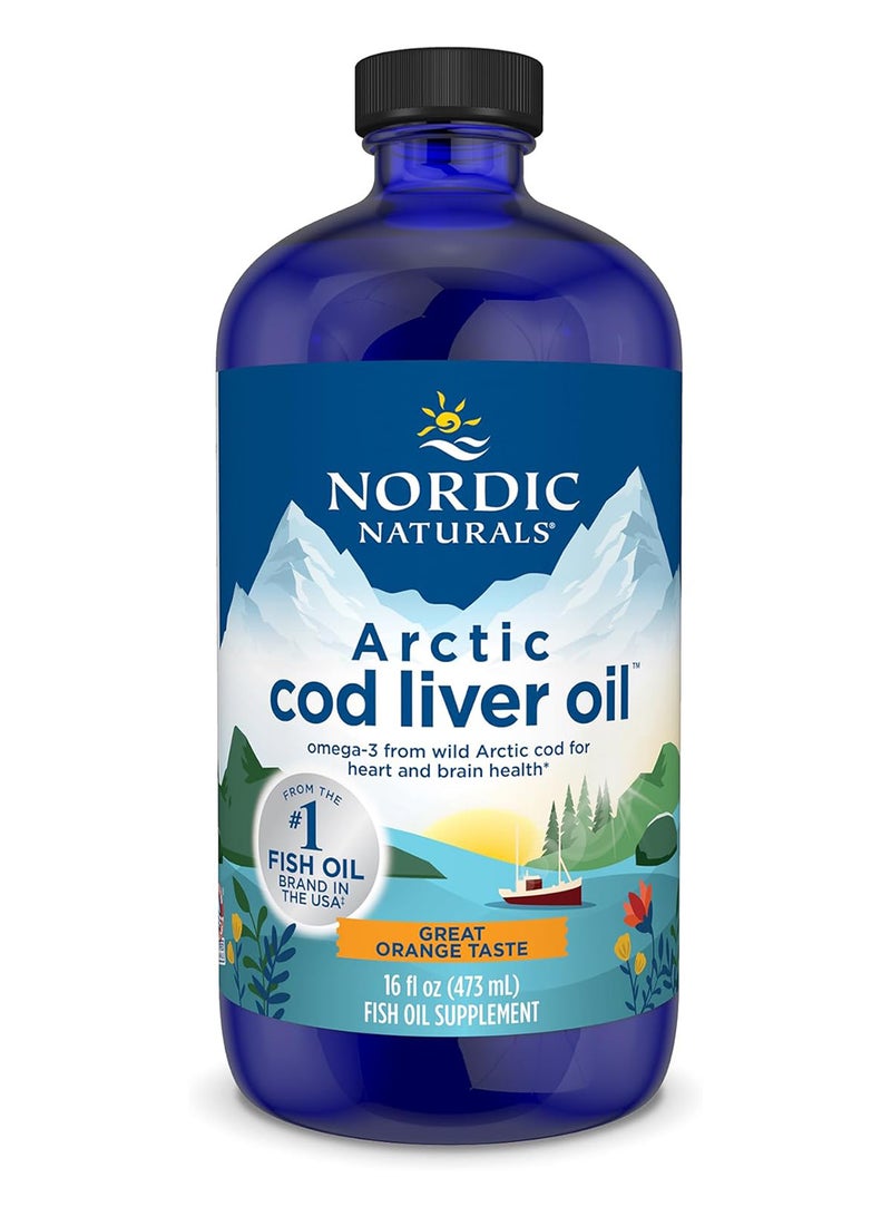 Arctic Cod Liver Oil Orange 1060 Mg Omega