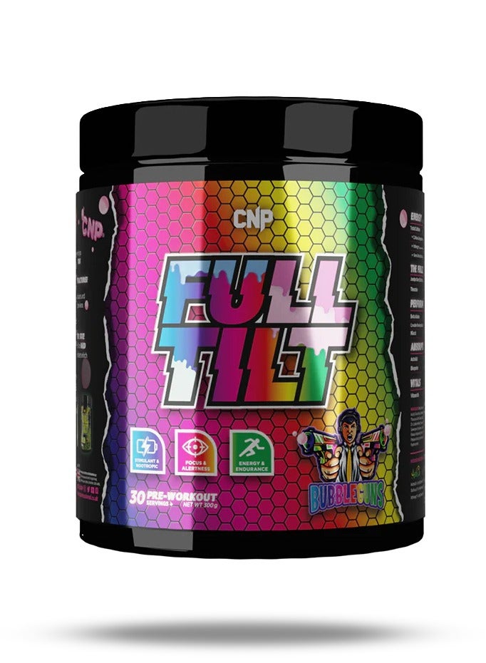 Full Tilt Pre-Workout Bubbleguns Flavor 30 Serving