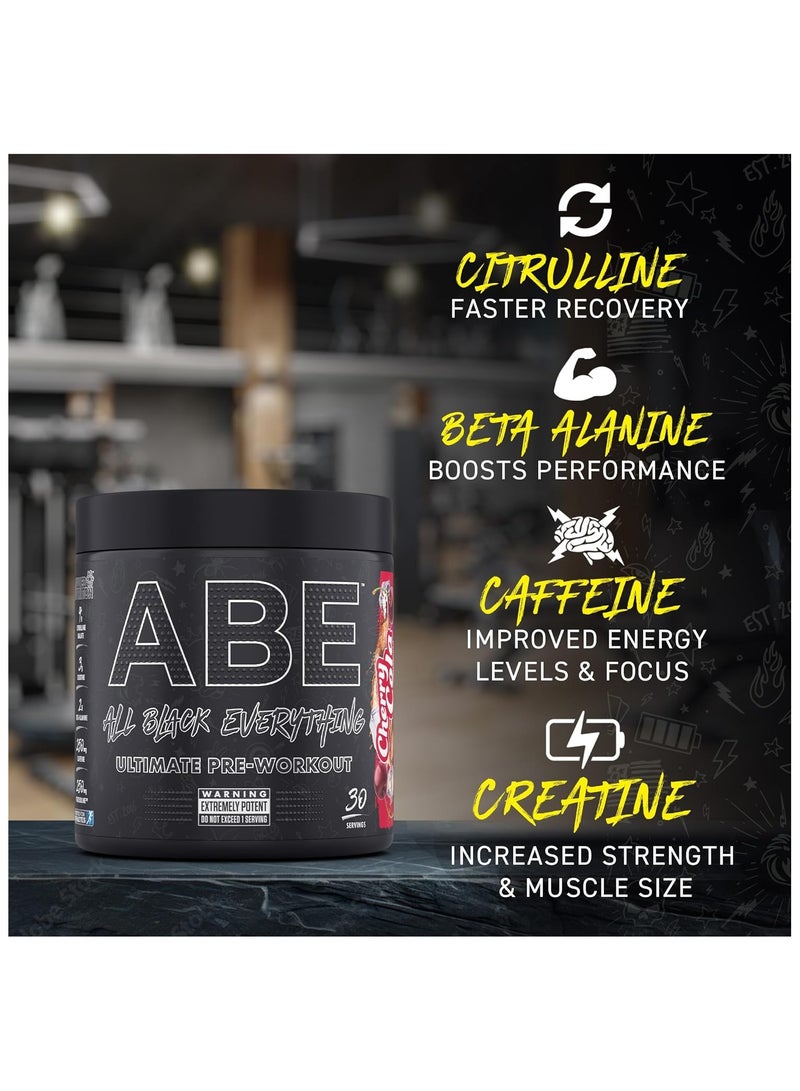 ABE Pre Workout - All Black Everything Pre Workout Powder Swizzels Love Hearts 30 Servings