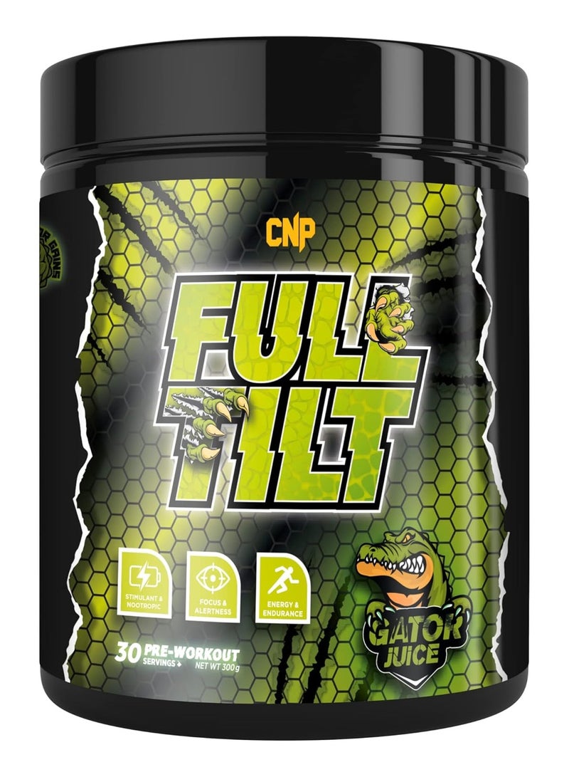 Full Tilt Pre-Workout Gator Juice Flavor 30 Serving