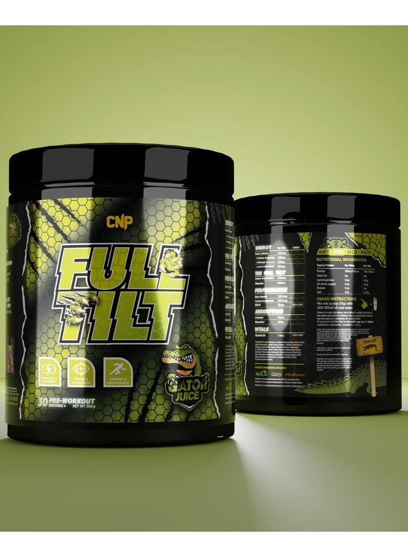 CNP Full Tilt Pre-Workout Gator Juice Flavor 30 Serving