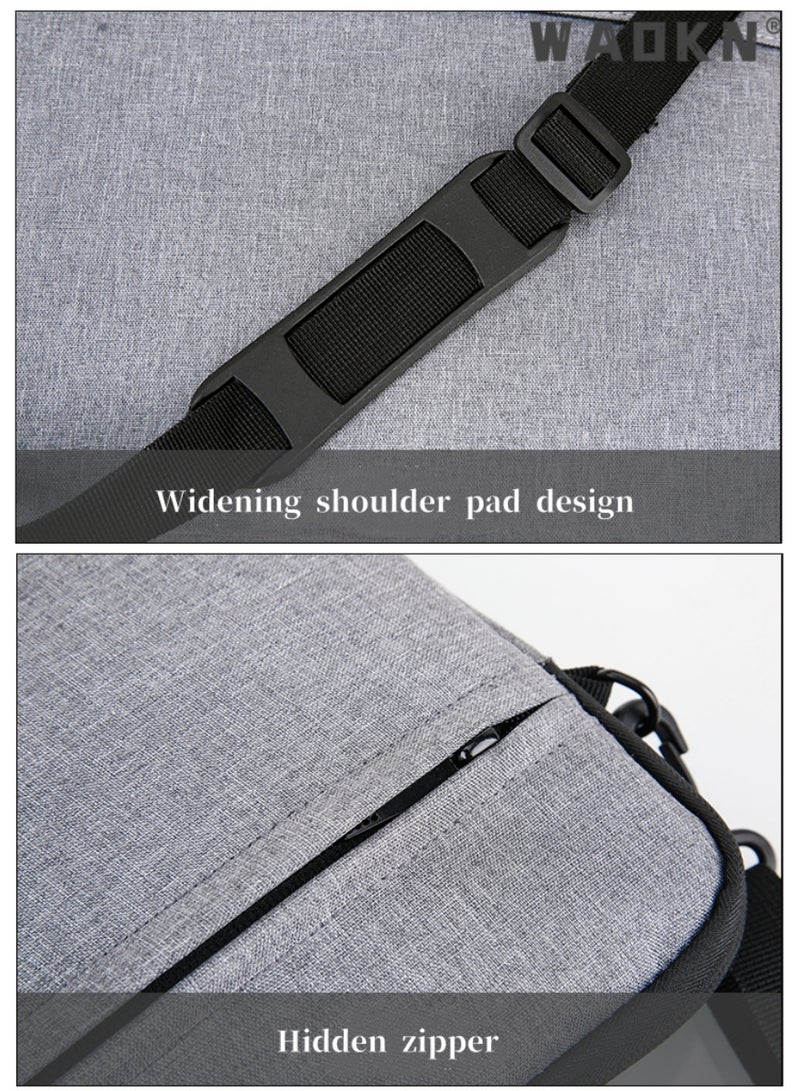 15.6 Inch Laptop Bag Lightweight Computer Bag Travel Business Briefcase Water Resistance Shoulder Messenger Bag Business Briefcase College 14-15.6 Inch Laptop Carrier for Men and Women Work Office