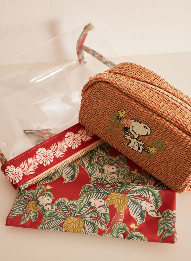 Tropical Snoopy vanity cases 3